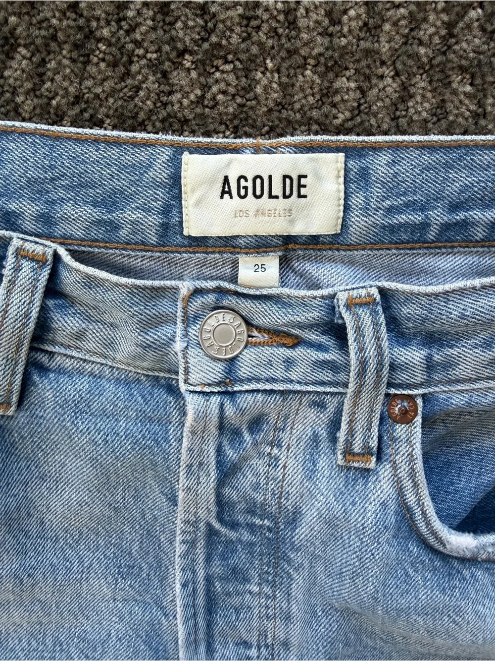 Agolde Kelly High Rise Jeans in Harmonic Wash - Picture 6 of 10